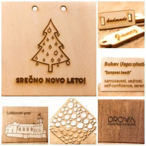 lasersko graviranje na les